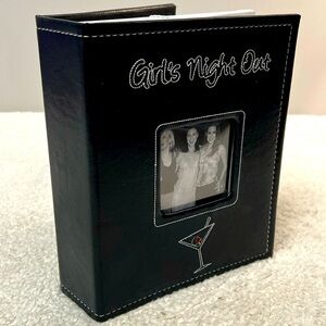 Sixtrees 'Girl's Night Out' Imitation Leather w/White Stitch Photo Album 4" x 6"